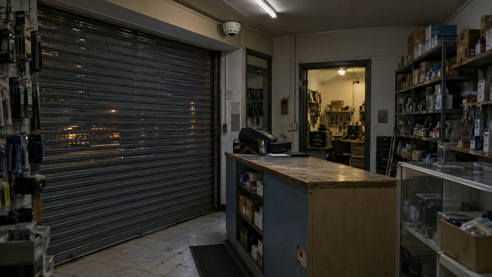 Small business premises.